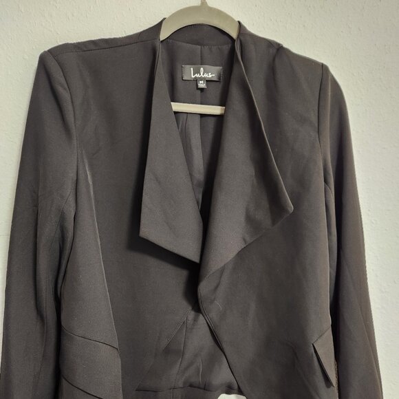 Lulus Black Women's Suit Dress Jacket Medium - Picture 1 of 6